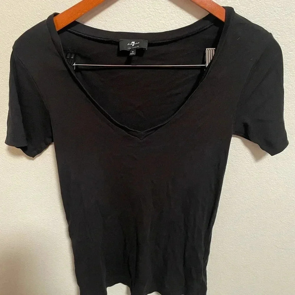 7 for all mankind vneck blouse size Small - Picture 3 of 7